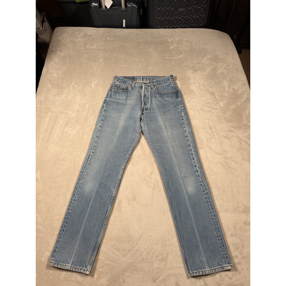 Vintage 90s Levis 501xx Jeans Womens 28x30 (Fit 26x29) Button Fly MADE IN USA